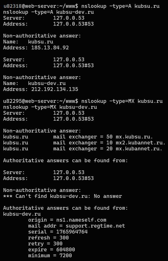 Nslookup